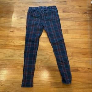 andrea jovine plaid pants size 2. never worn.